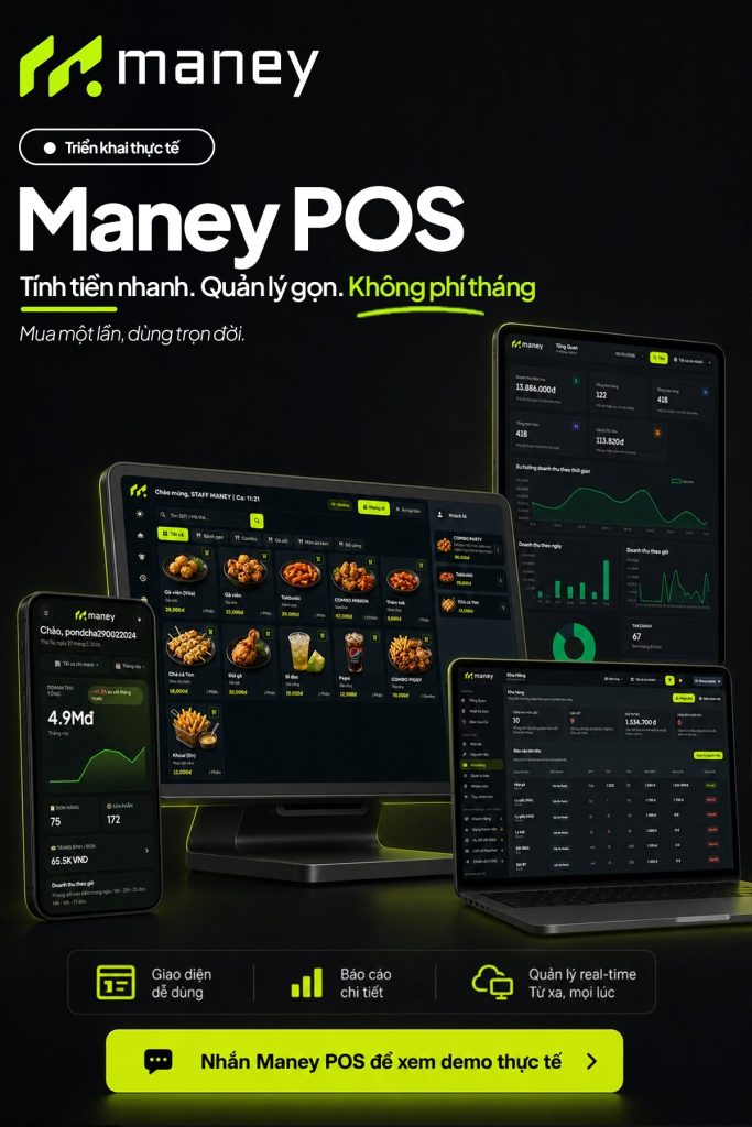 Phần mềm quản lý bán hàng Maney